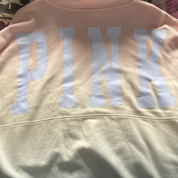 EUC - PINK Victoria Secret 3 quarter zip sweater - Picture 6 of 7